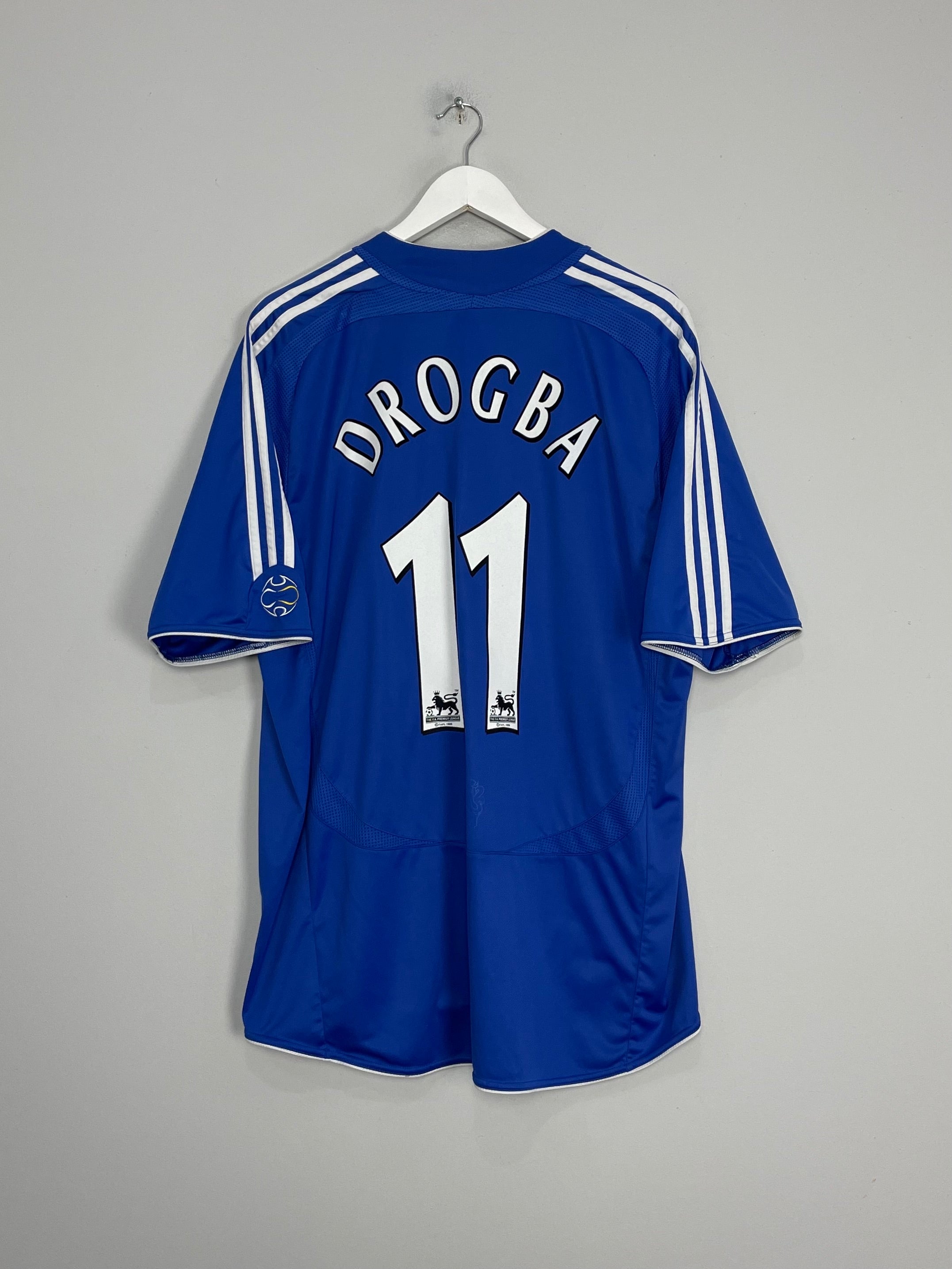 2006/08 CHELSEA DROGBA #11 HOME SHIRT (XXL) ADIDAS