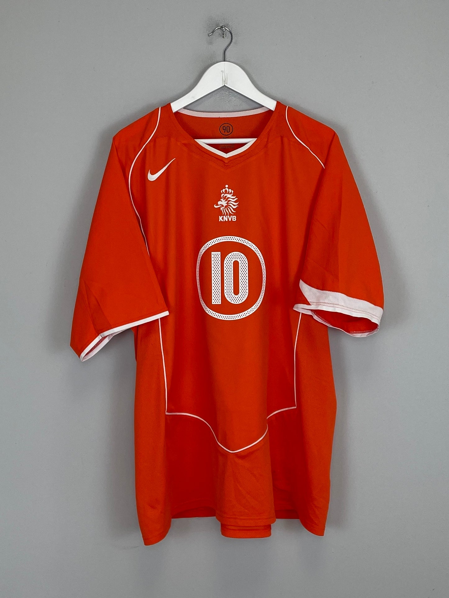 2004/06 NETHERLANDS V.NISTELROOY #10 HOME SHIRT (XXL) NIKE