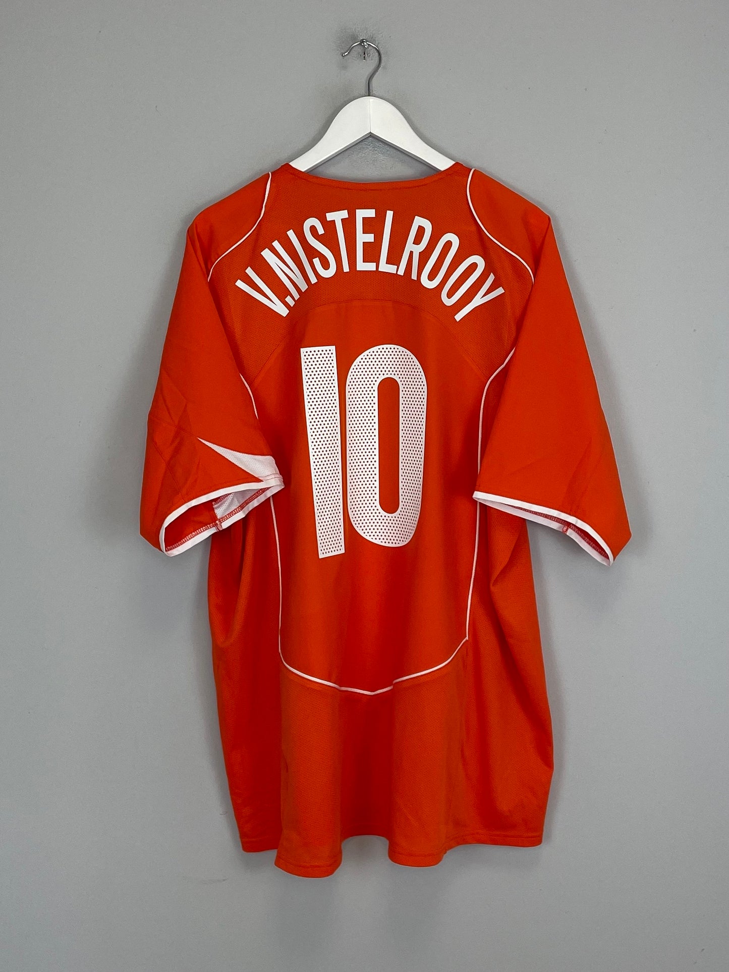 2004/06 NETHERLANDS V.NISTELROOY #10 HOME SHIRT (XXL) NIKE