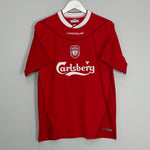 2002/04 LIVERPOOL MURPHY #13 HOME SHIRT (M) REEBOK