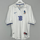 1997/98 ITALY R.BAGGIO #18 AWAY SHIRT (L) NIKE