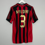 2005/06 AC MILAN MALDINI #3 HOME SHIRT (M) ADIDAS