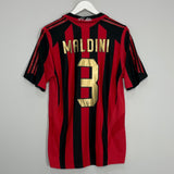 2005/06 AC MILAN MALDINI #3 HOME SHIRT (M) ADIDAS