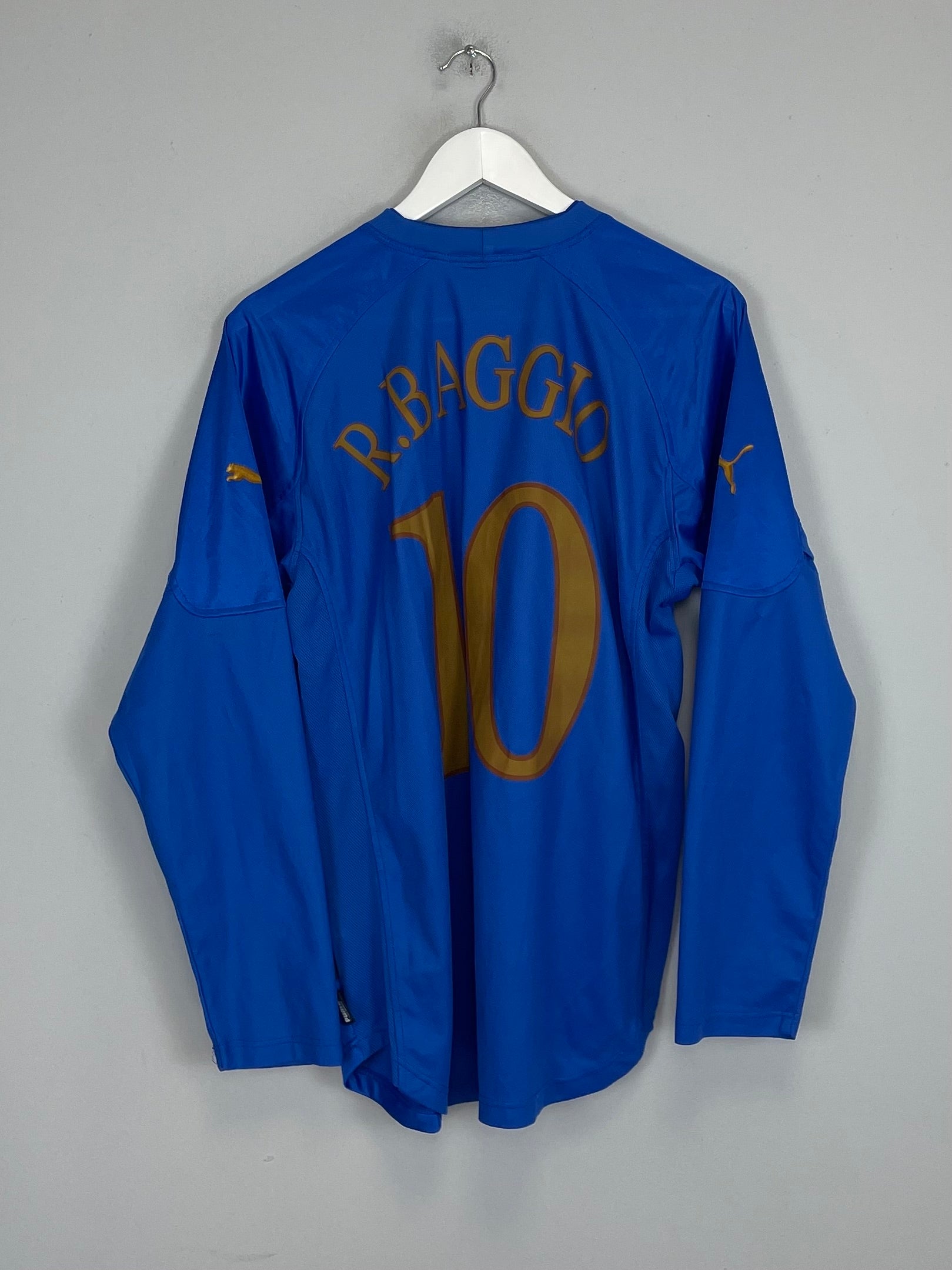 2004/06 ITALY R.BAGGIO #10 HOME SHIRT (M) PUMA