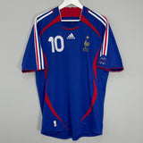 2006/07 FRANCE ZIDANE #10 HOME SHIRT (XL) ADIDAS