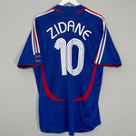 2006/07 FRANCE ZIDANE #10 HOME SHIRT (XL) ADIDAS