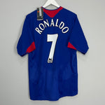 2005/06 MANCHESTER UNITED RONALDO #7 *BNWT* AWAY SHIRT (L) NIKE