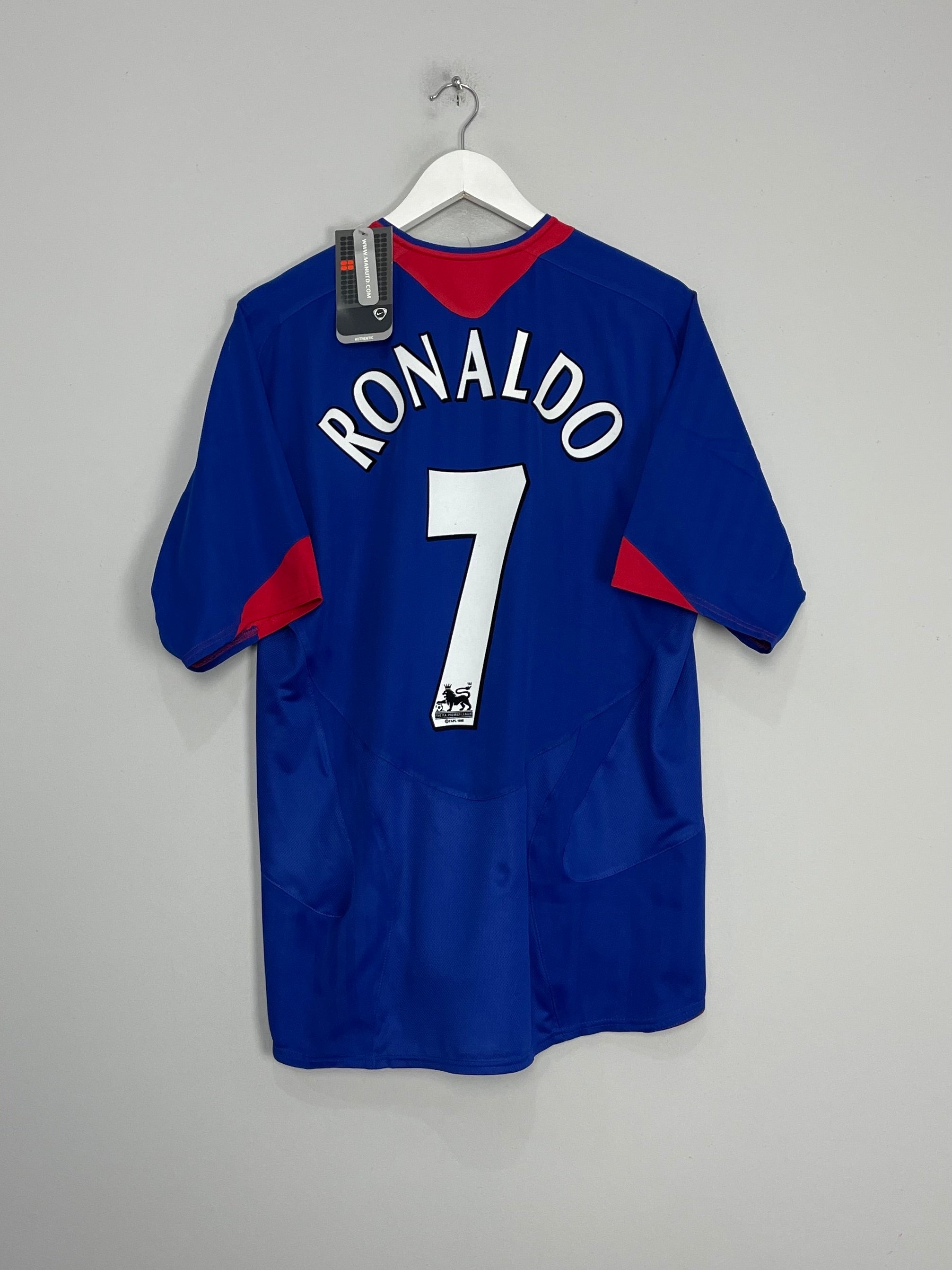 2005/06 MANCHESTER UNITED RONALDO #7 *BNWT* AWAY SHIRT (L) NIKE