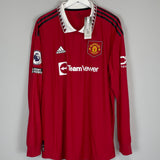 2022/23 MANCHESTER UNITED RONALDO #7 *BNWT* AUTHENTIC L/S HOME SHIRT (XXL) ADIDAS