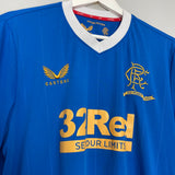 2021/22 RANGERS *150 YEAR* HOME SHIRT (XL) CASTORE