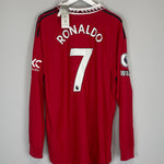 2022/23 MANCHESTER UNITED RONALDO #7 *BNWT* AUTHENTIC L/S HOME SHIRT (XXL) ADIDAS