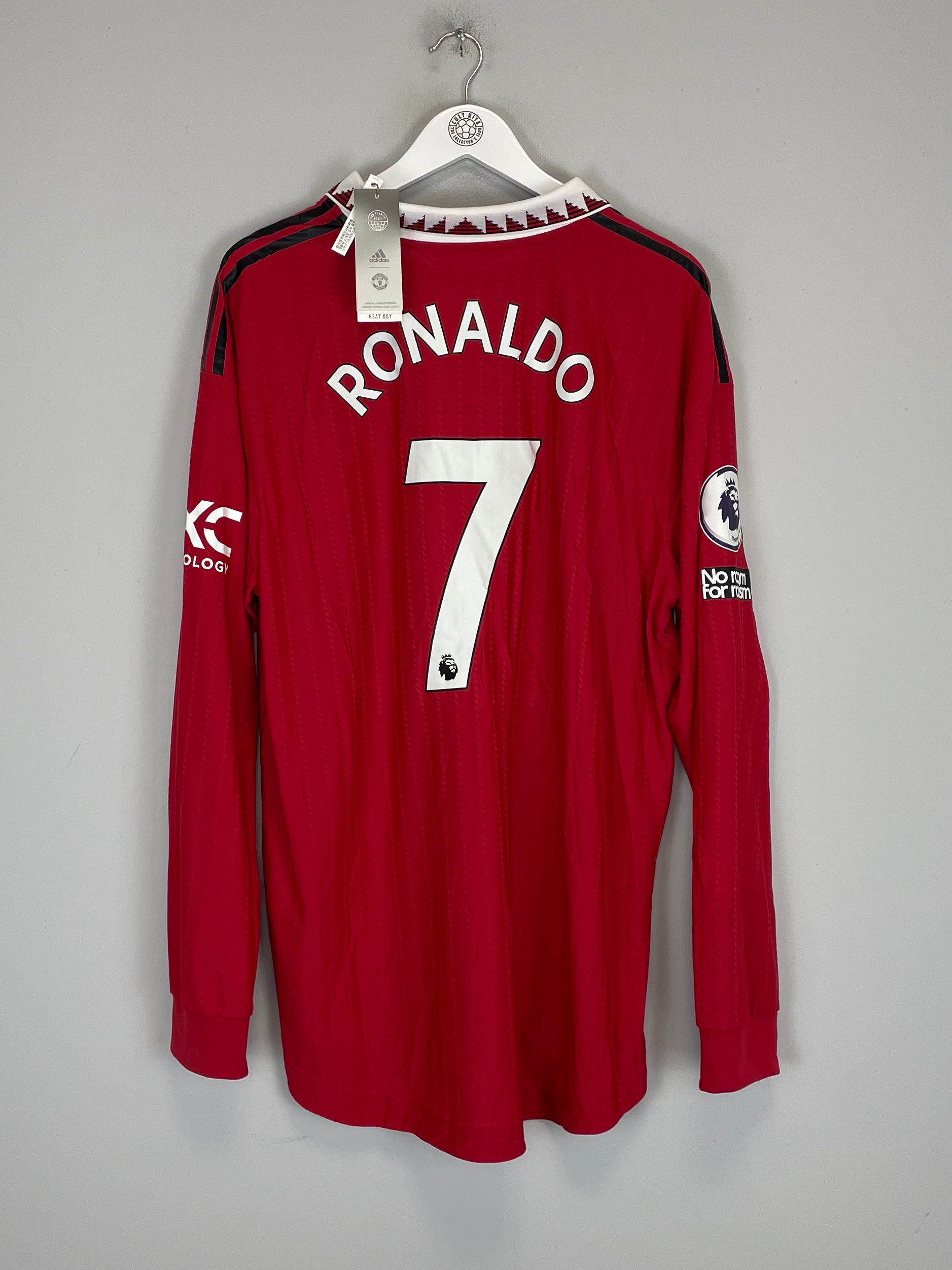 2022/23 MANCHESTER UNITED RONALDO #7 *BNWT* AUTHENTIC L/S HOME SHIRT (XXL) ADIDAS