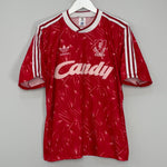 1989/91 LIVERPOOL HOME SHIRT (M) ADIDAS