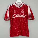 1989/91 LIVERPOOL HOME SHIRT (M) ADIDAS