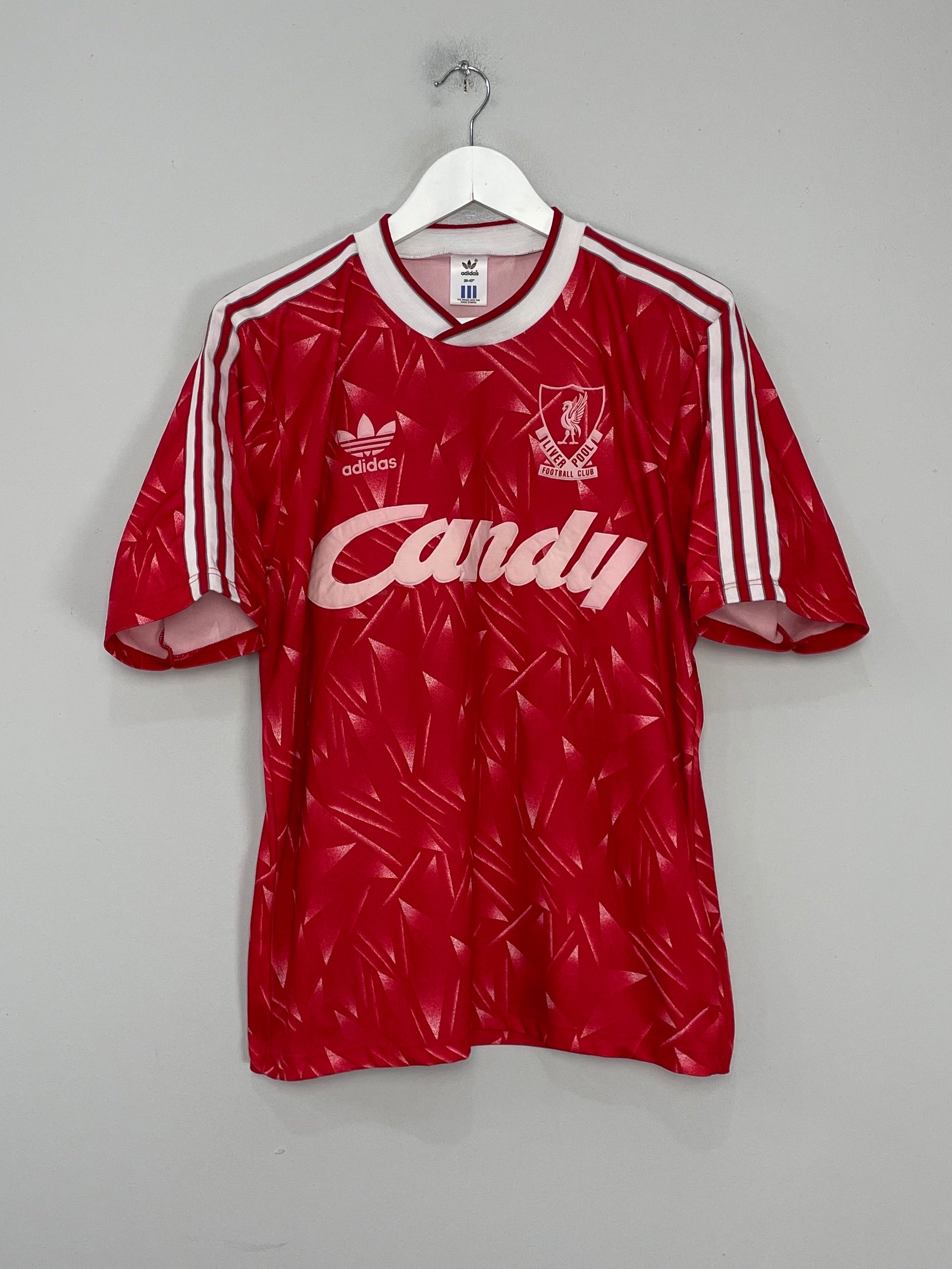 1989/91 LIVERPOOL HOME SHIRT (M) ADIDAS