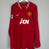 2011/12 MANCHESTER UNITED JI SUNG PARK #13 C/L L/S HOME SHIRT (XXXL) NIKE