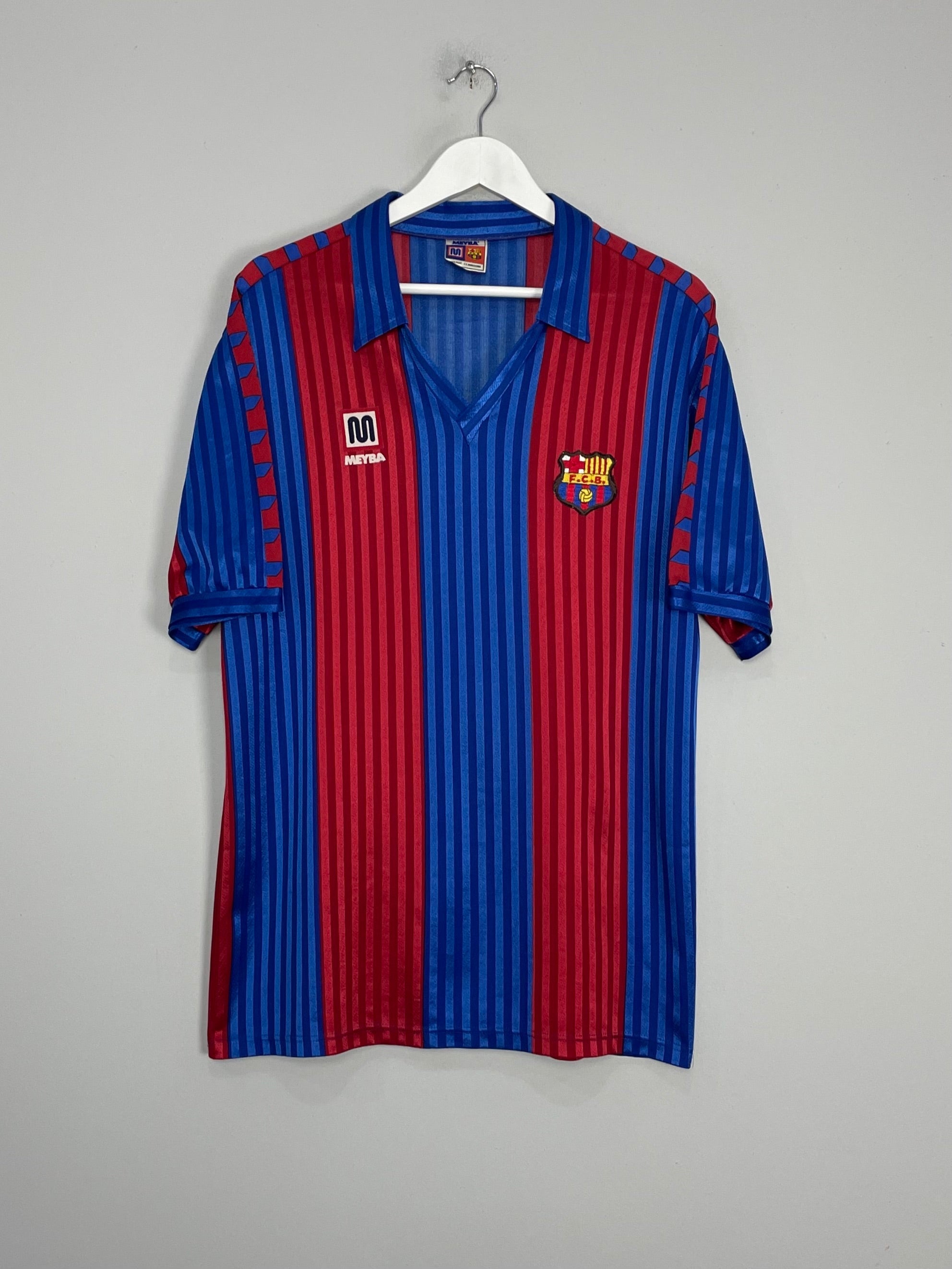 1989/92 BARCELONA HOME SHIRT (XL) MEYBA