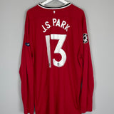 2011/12 MANCHESTER UNITED JI SUNG PARK #13 C/L L/S HOME SHIRT (XXXL) NIKE