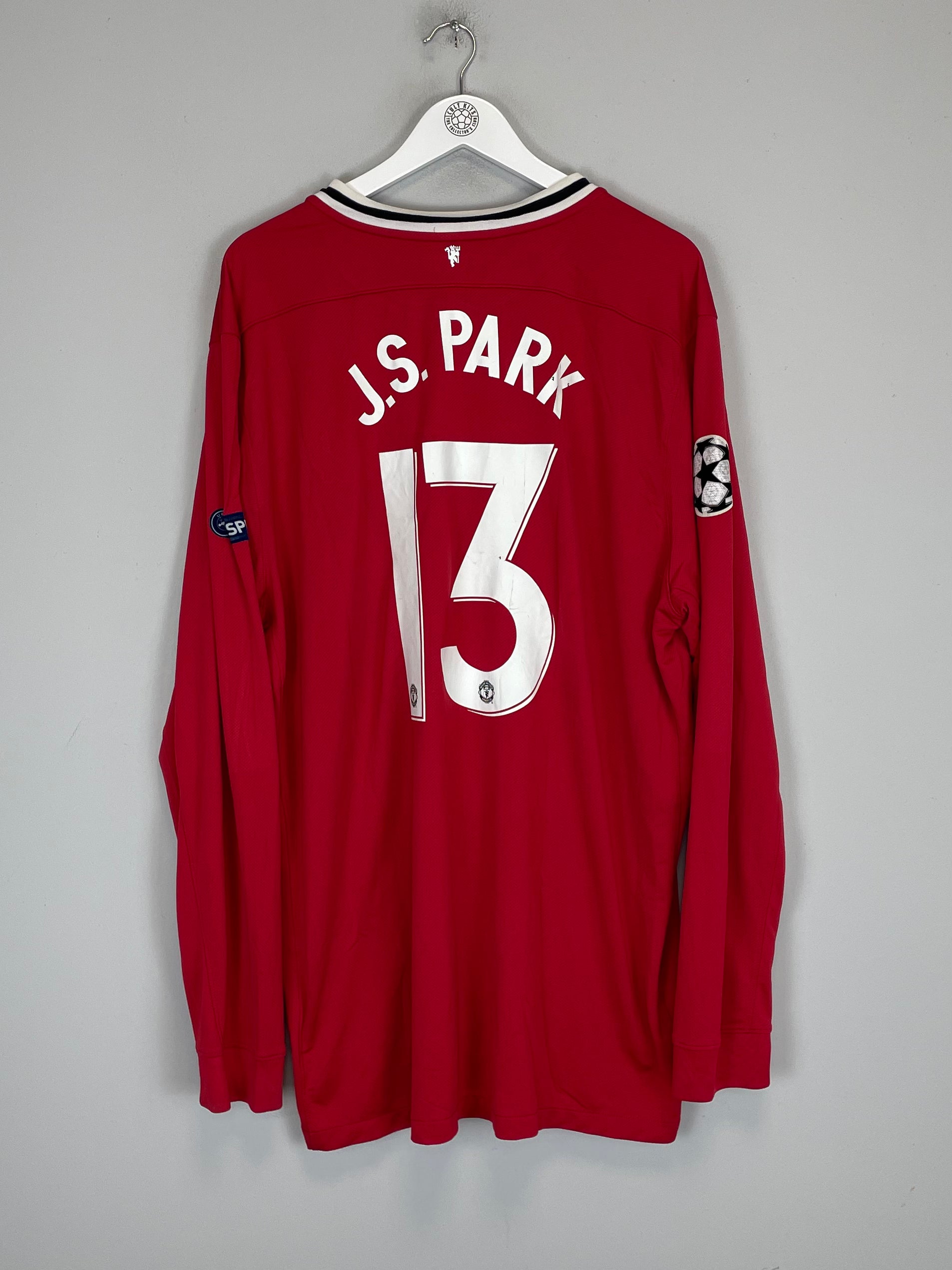 2011/12 MANCHESTER UNITED JI SUNG PARK #13 C/L L/S HOME SHIRT (XXXL) NIKE