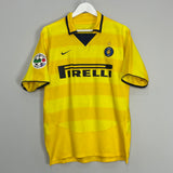 2003/04 INTER MILAN ADRIANO #10 AWAY SHIRT (M) NIKE