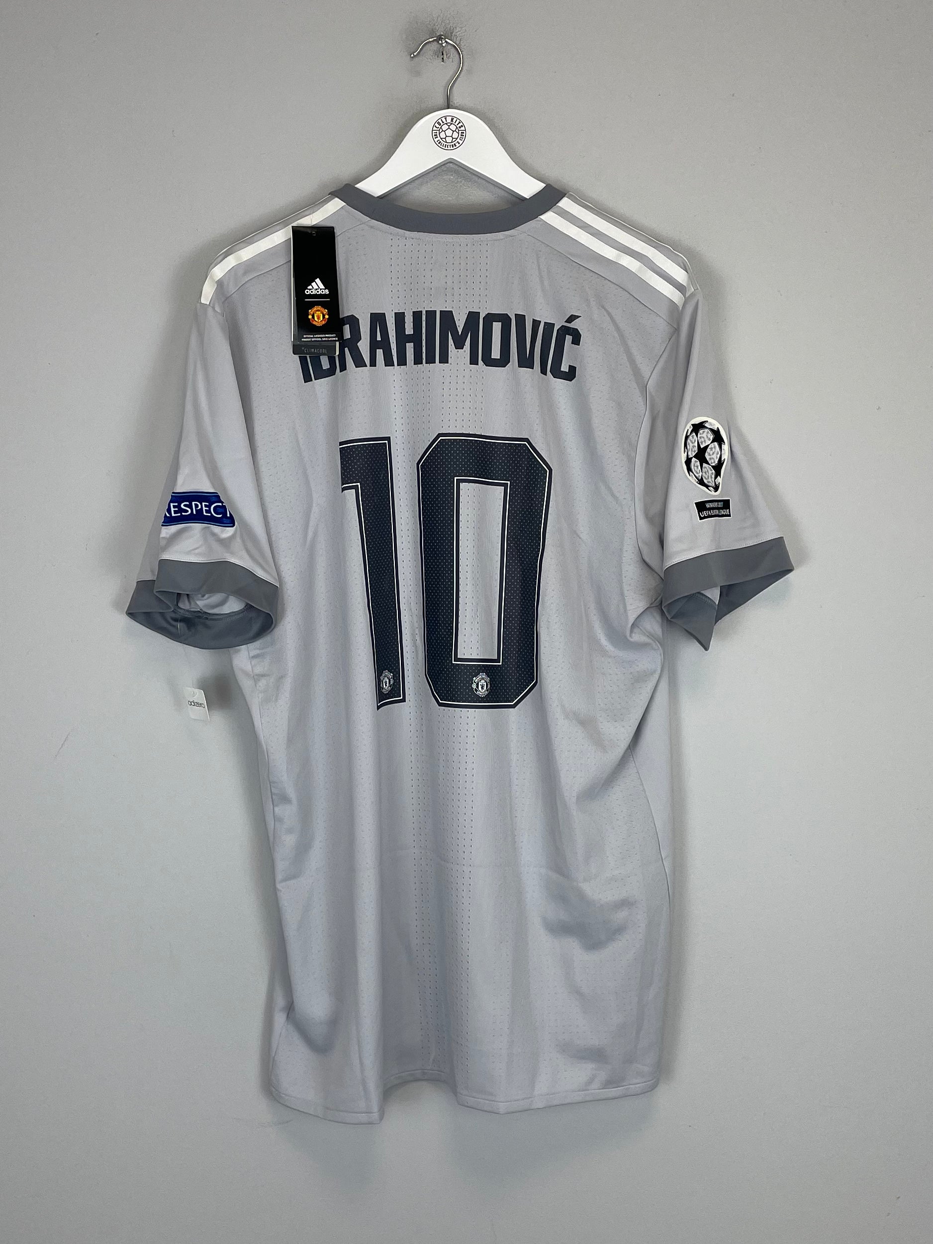 2018/19 MANCHESTER UNITED IBRAHIMOVIC #10 *BNWT* C/L THIRD SHIRT (XXL) ADIDAS