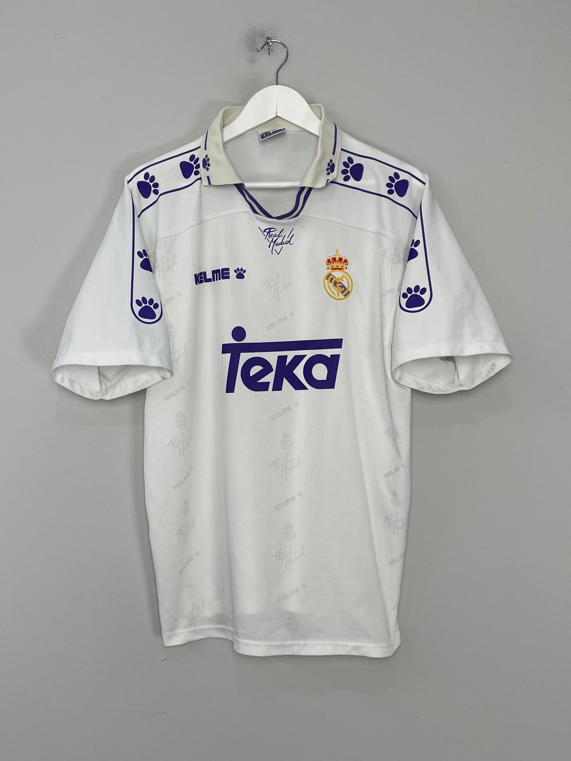 1994/96 REAL MADRID HOME SHIRT (L) KELME