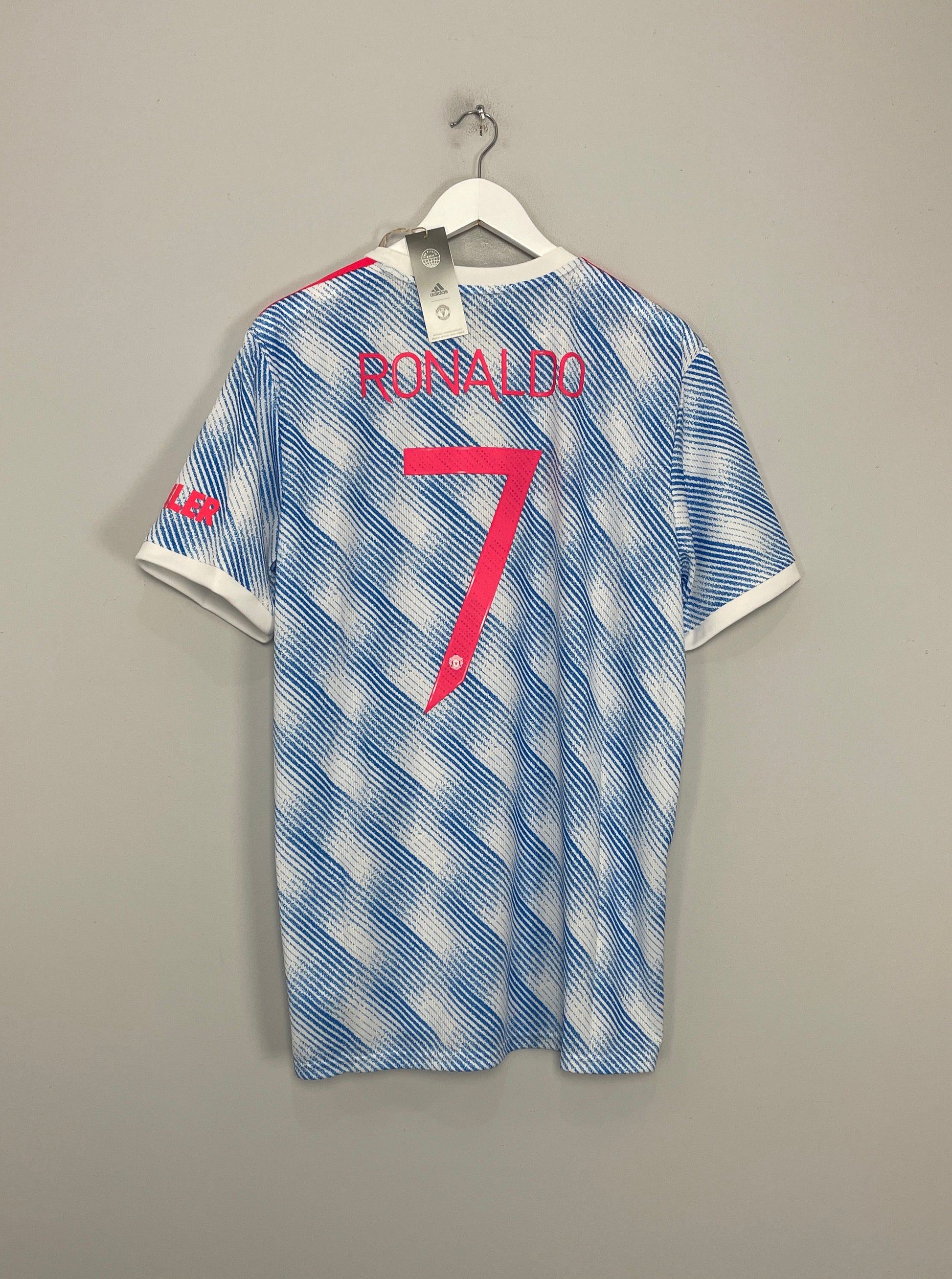 Adidas Manchester United Away Shirt 2021-22 with Ronaldo 7 Printing