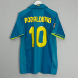 2007/09 BARCELONA RONALDINHO #10 AWAY SHIRT (M) NIKE