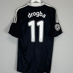 2008/09 CHELSEA DROGBA #11 C/L AWAY SHIRT (M) ADIDAS