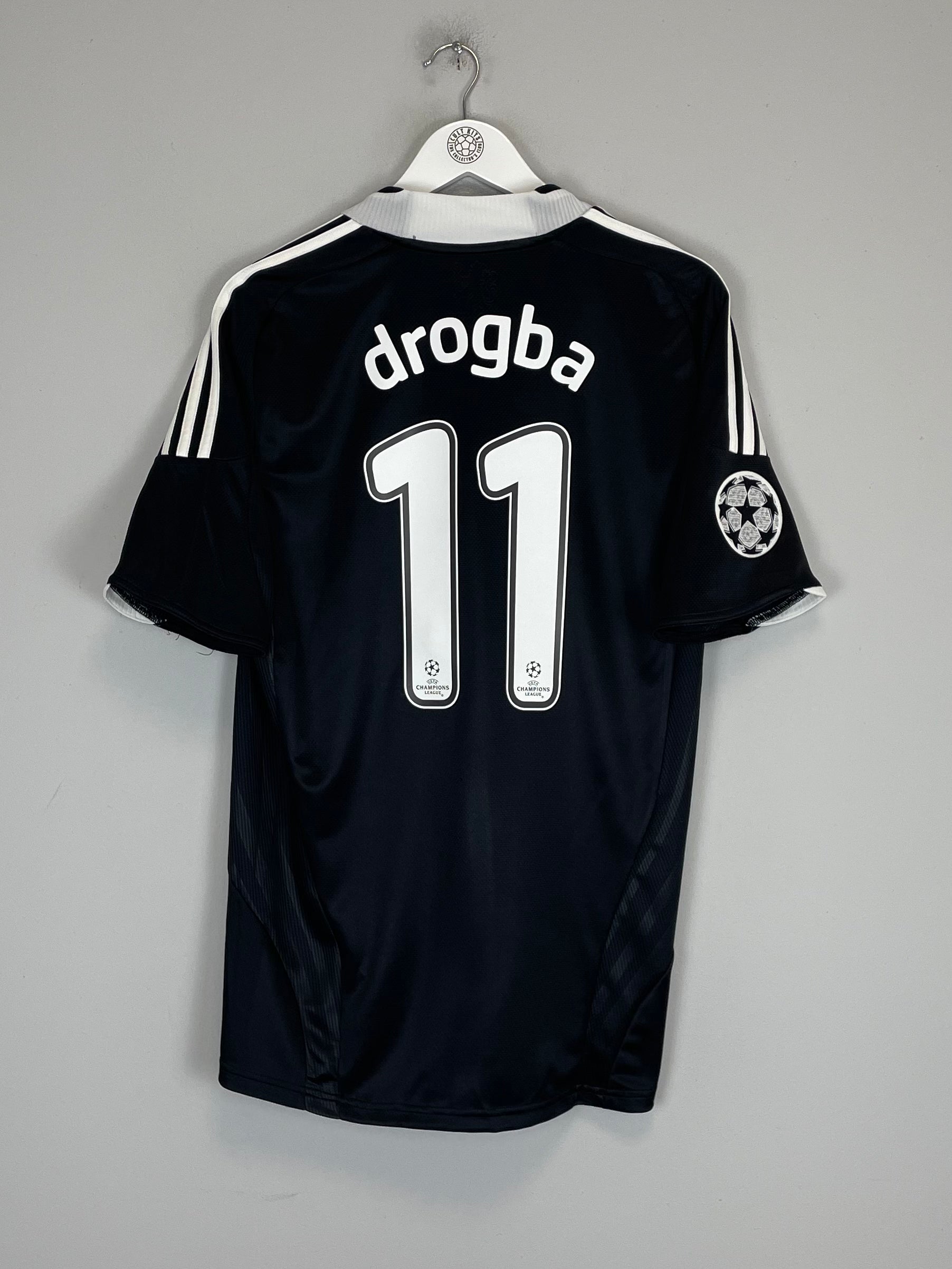 2008/09 CHELSEA DROGBA #11 C/L AWAY SHIRT (M) ADIDAS