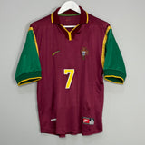 1997/98 PORTUGAL FIGO #7 HOME SHIRT (M) NIKE