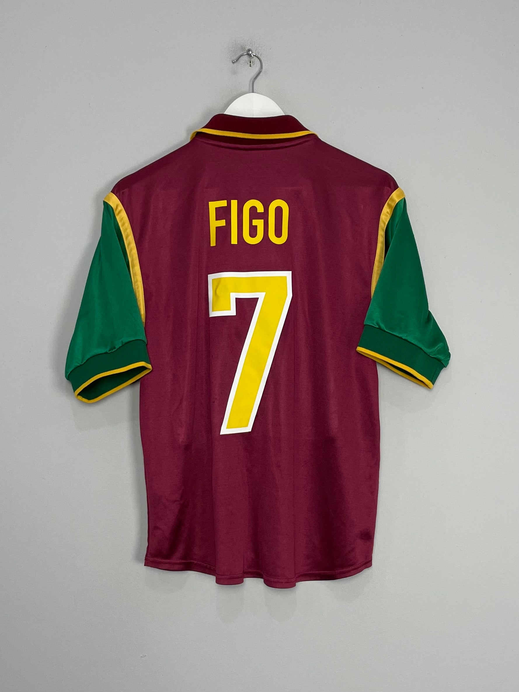 1997/98 PORTUGAL FIGO #7 HOME SHIRT (M) NIKE