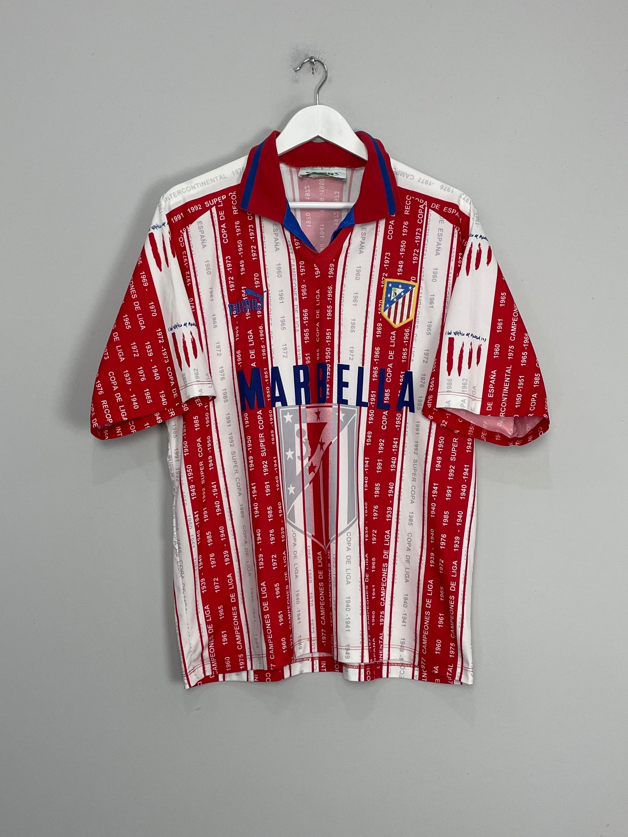 1995/96 ATLETICO MADRID HOME SHIRT (L) PUMA