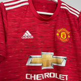 2020/21 MANCHESTER UNITED HOME SHIRT (M) ADIDAS