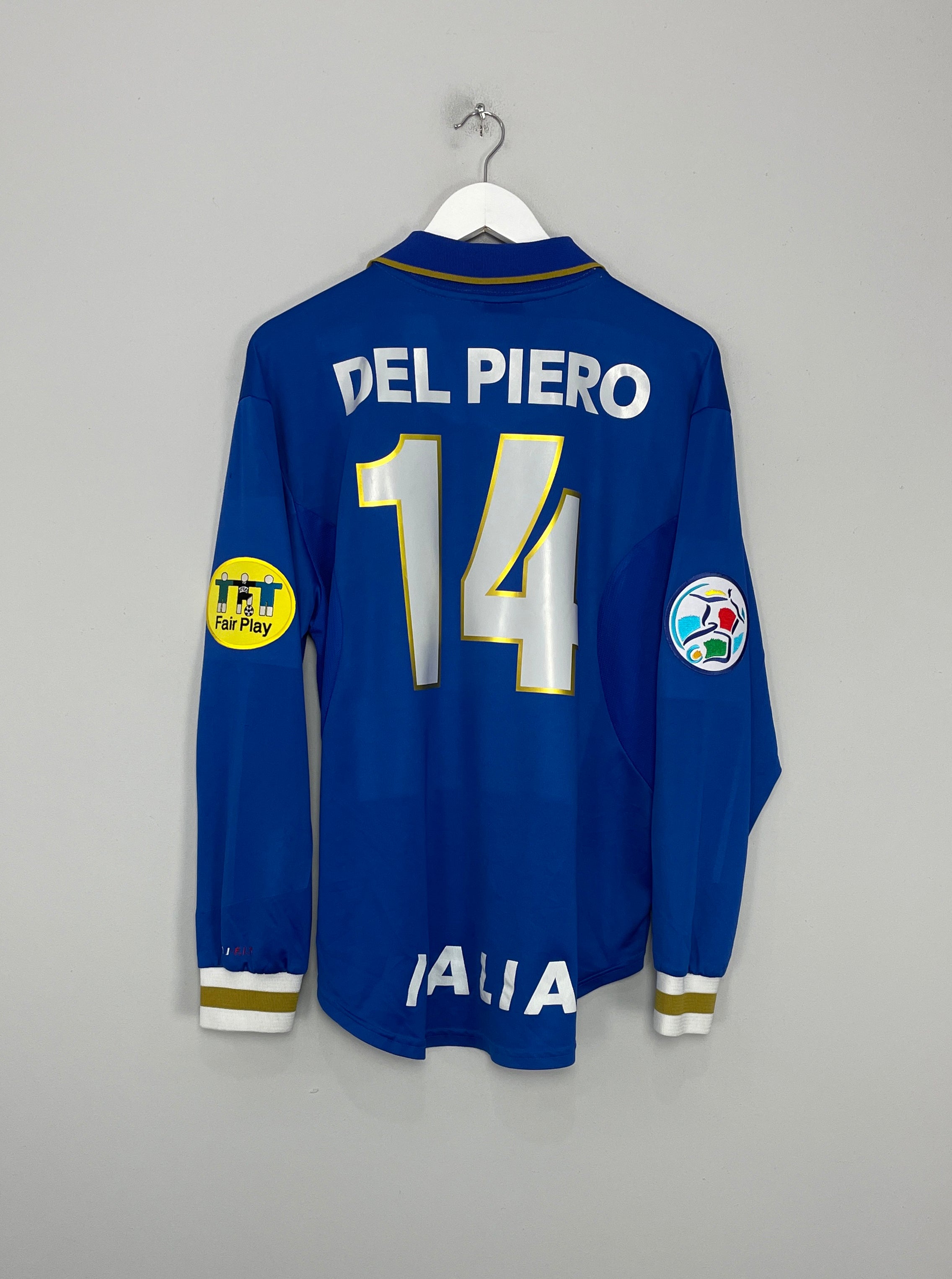 Image of the Italy Del Piero shirt from the 1996/97 season