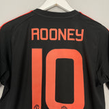 2015/16 MANCHESTER UNITED ROONEY #10 THIRD SHIRT (M) ADIDAS