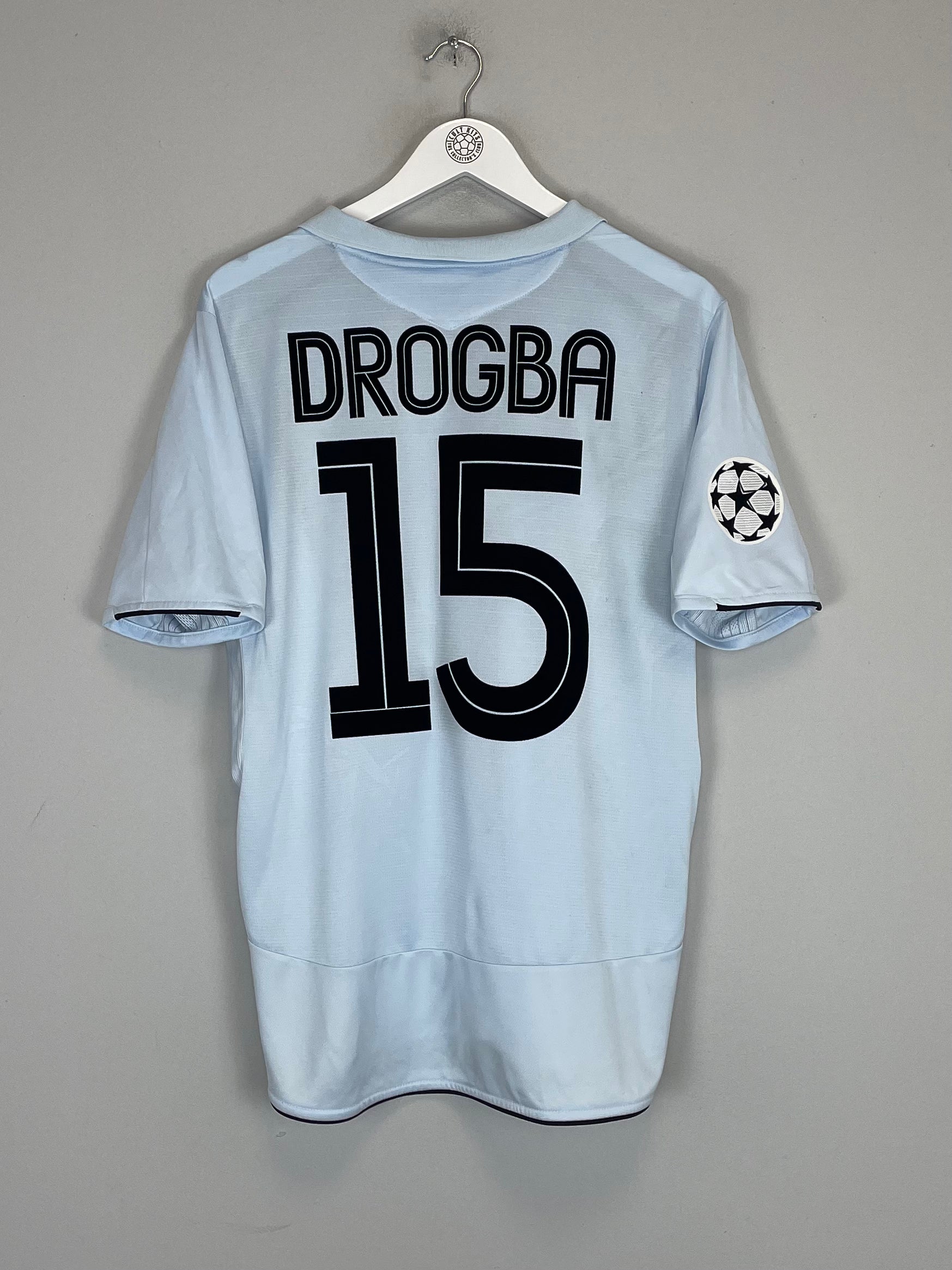 2005/06 CHELSEA DROGBA #15 C/L AWAY SHIRT (L) UMBRO