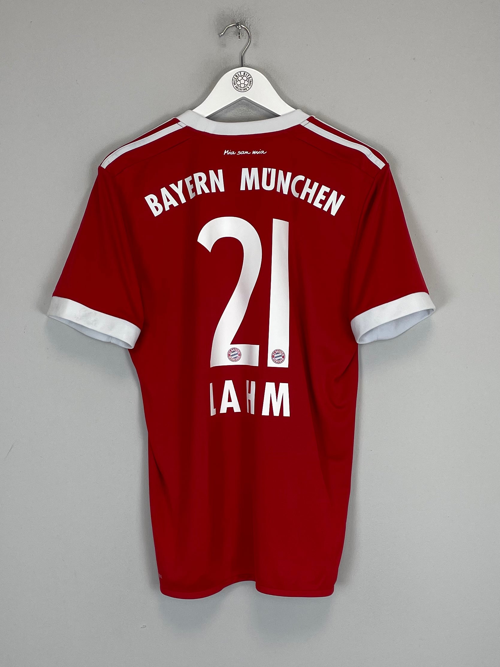 2017/18 BAYERN MUNICH LAHM #12 HOME SHIRT (M) ADIDAS