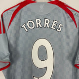 2008/09 LIVERPOOL TORRES #9 AWAY SHIRT (L) ADIDAS