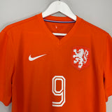 2014/15 NETHERLANDS V.PERSIE #9 HOME SHIRT (S) NIKE