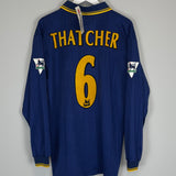 1997/99 WIMBLEDON THATCHER #6 L/S *BNWT* HOME SHIRT (XL) LOTTO