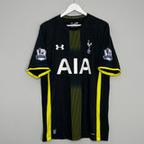 2014/15 TOTTENHAM KANE #18 AWAY SHIRT (XL) UNDER ARMOUR