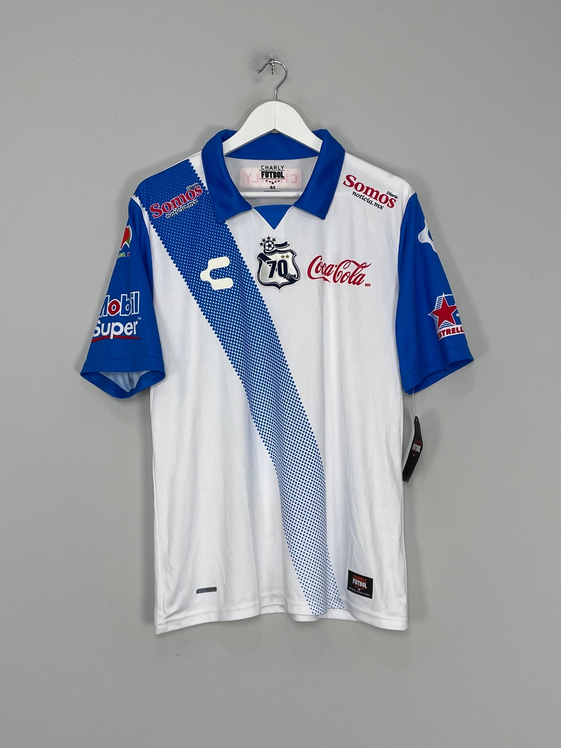 2014/16 PUEBLA *70 YEARS* BNWT HOME SHIRT (L) CHARLY