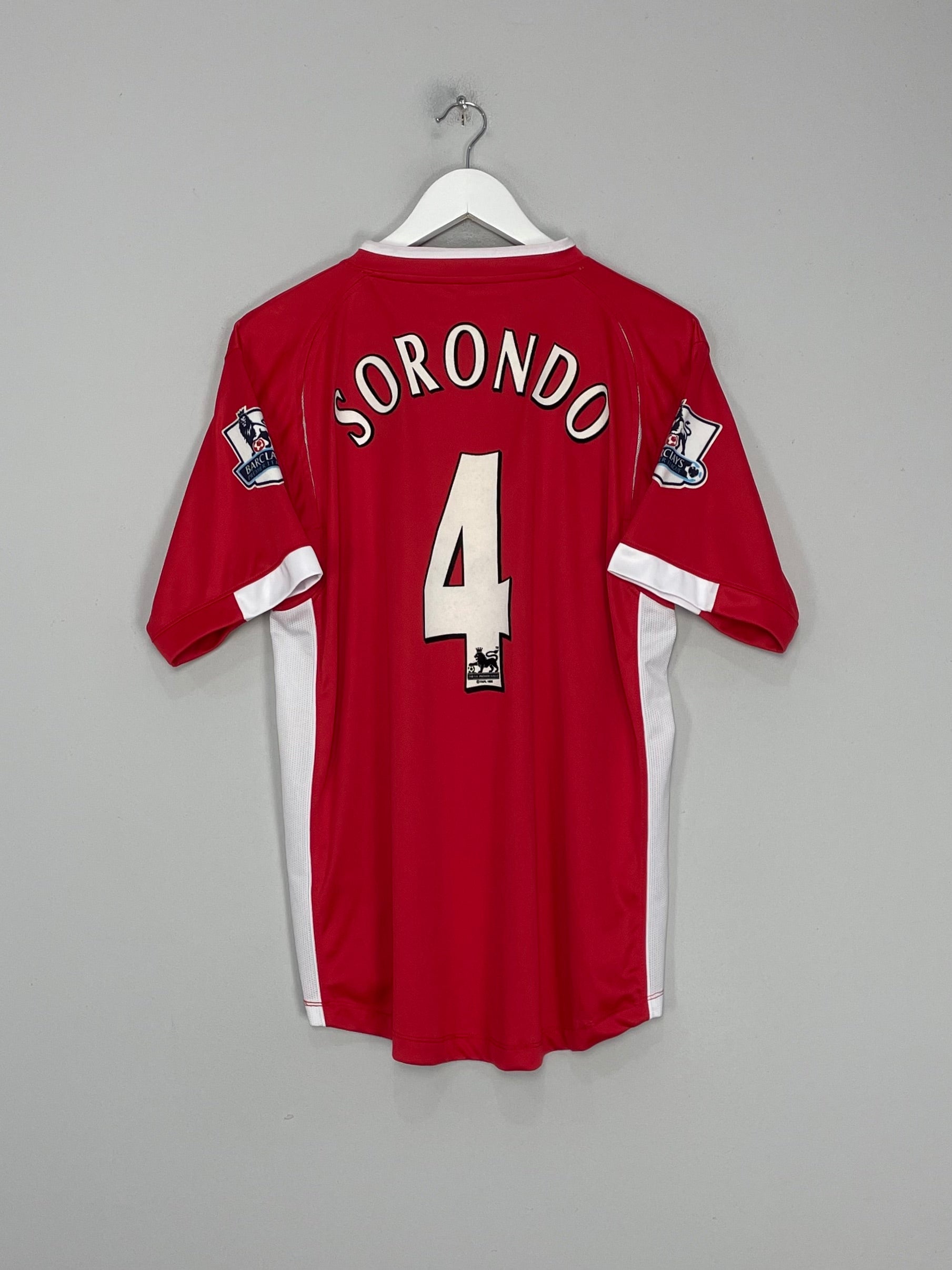 2005/06 CHARLTON ATHLETIC SORONDO #4 HOME SHIRT (S) JOMA