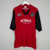 1995/96 BLACKBURN ROVERS SHEARER #9 AWAY SHIRT (XL) ASICS