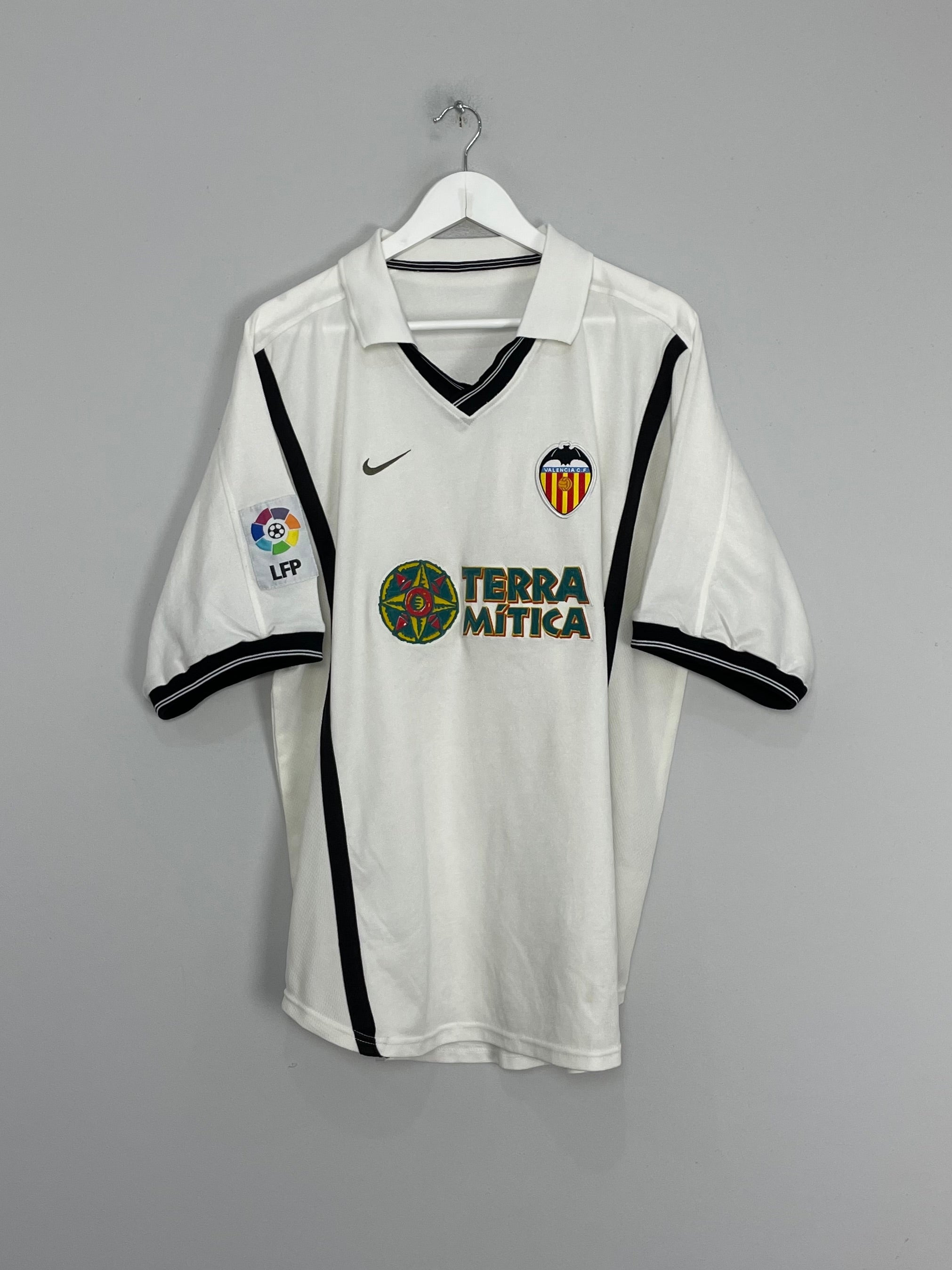 2000/01 VALENCIA HOME SHIRT (L) NIKE