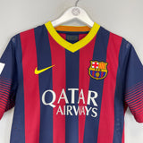 2013/14 BARCELONA MESSI #10 *AUTHENTIC* HOME SHIRT (M) NIKE