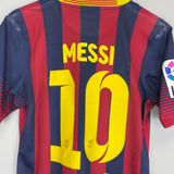 2013/14 BARCELONA MESSI #10 *AUTHENTIC* HOME SHIRT (M) NIKE