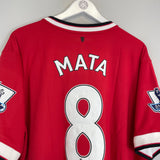 2014/15 MANCHESTER UNITED MATA #8 *BNWT* HOME SHIRT (XXL) NIKE