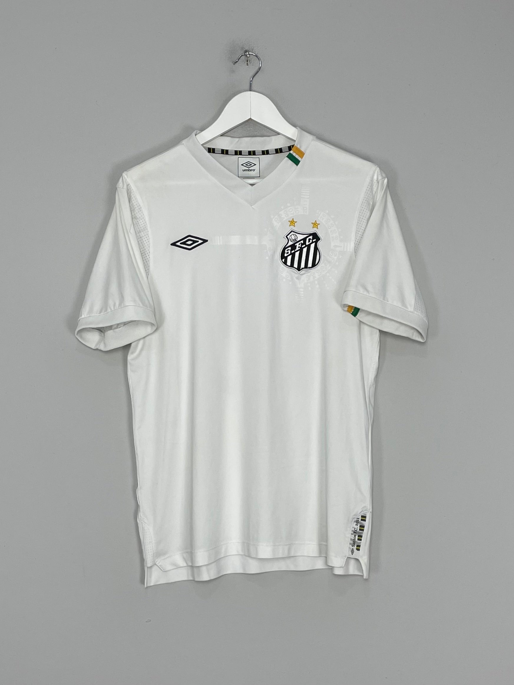 2011/12 SANTOS #10 HOME SHIRT (M) UMBRO